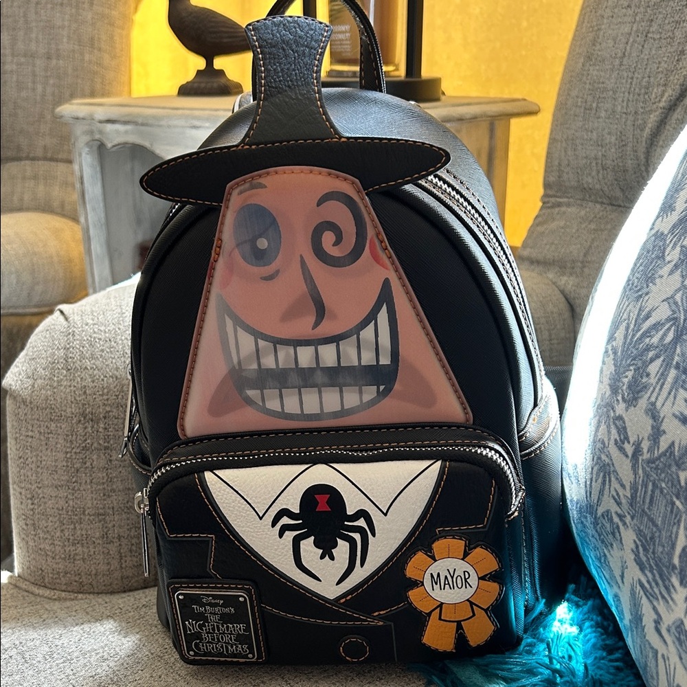 Disney The Nightmare Before Christmas Mayor Backpack - Black and Brown
